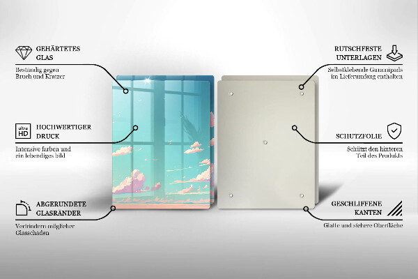 Skärbräda glas Sagohimlen