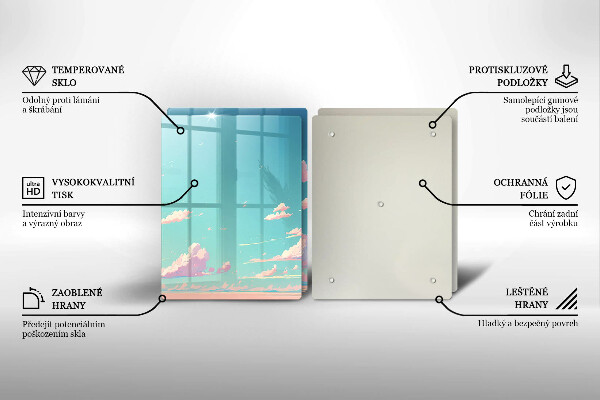 Skärbräda glas Sagohimlen