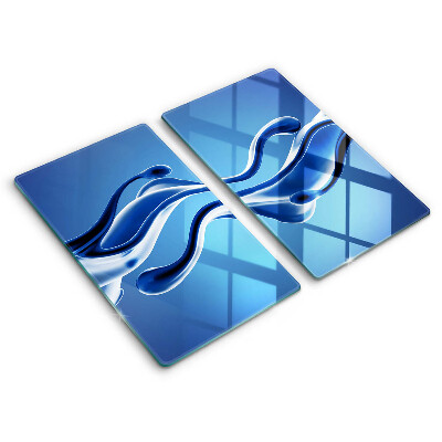 Skärbräda glas Vätskeabstraktion