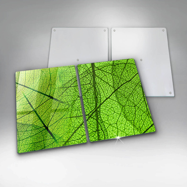Skärbräda glas Blad vener natur