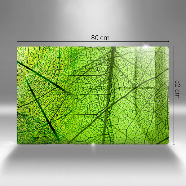 Skärbräda glas Blad vener natur