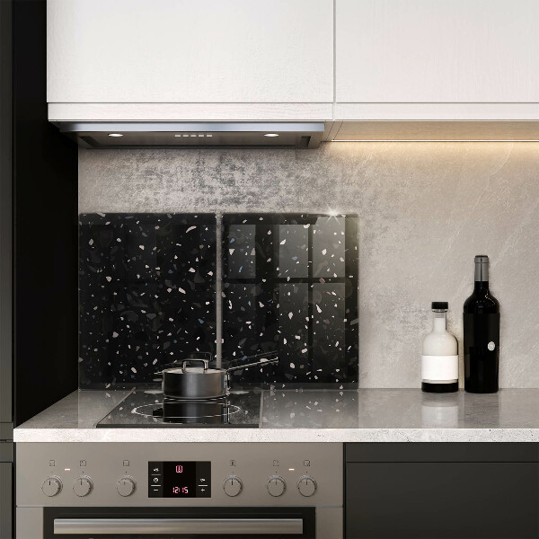 Skärbräda glas Mörk sten gres