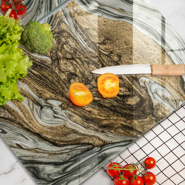 Skärbräda glas Rik abstraktion