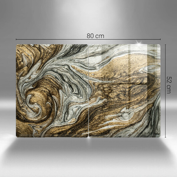 Skärbräda glas Rik abstraktion