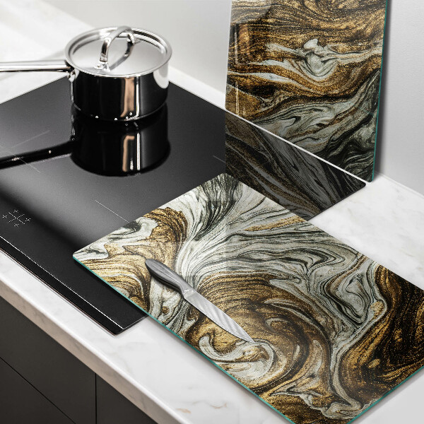 Skärbräda glas Rik abstraktion