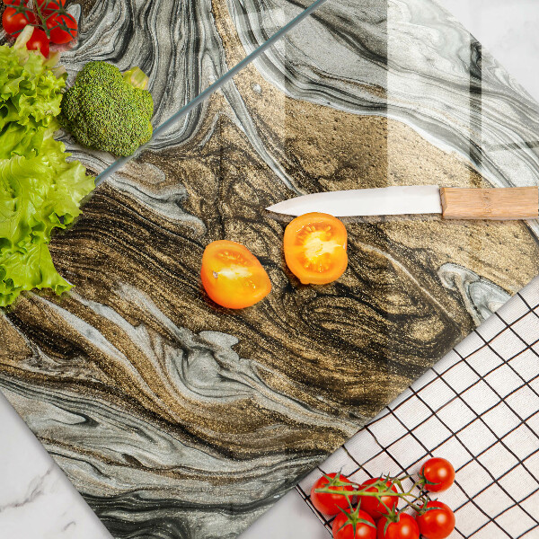 Skärbräda glas Rik abstraktion