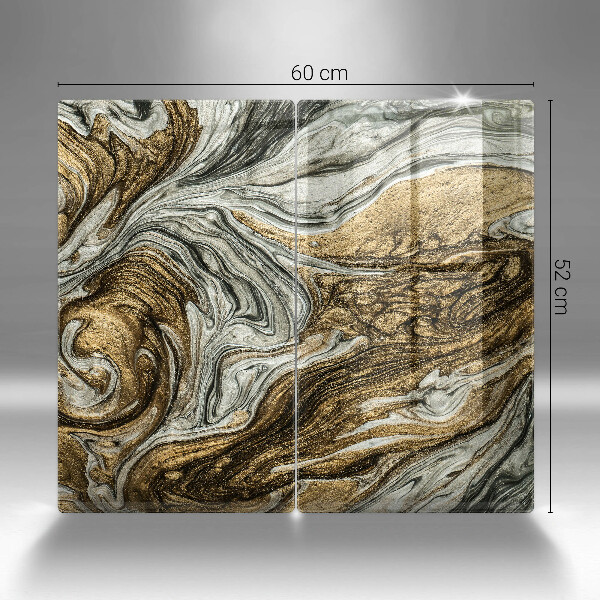 Skärbräda glas Rik abstraktion