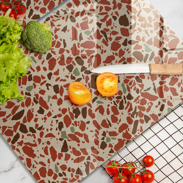 Skärbräda glas Litet stengods