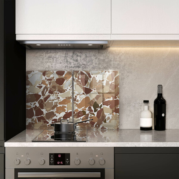 Skärbräda glas Sten dekorativa fläckar