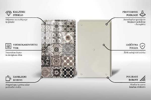 Skärbräda glas Dekorativa plattor