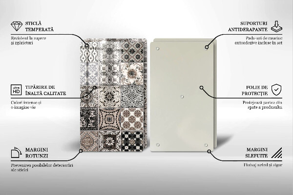 Skärbräda glas Dekorativa plattor