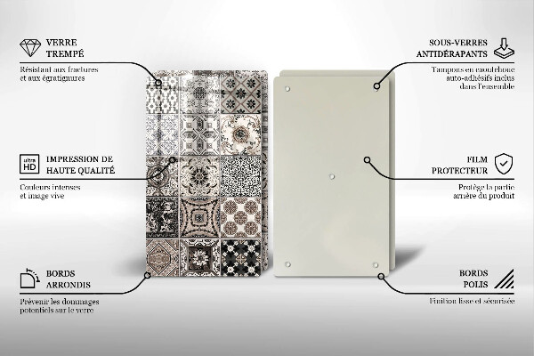 Skärbräda glas Dekorativa plattor