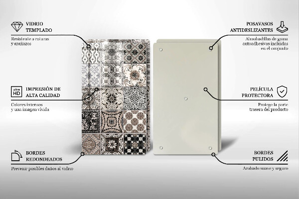 Skärbräda glas Dekorativa plattor