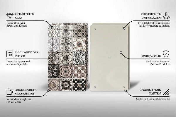 Skärbräda glas Dekorativa plattor