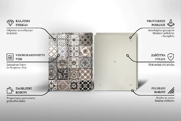 Skärbräda glas Dekorativa plattor