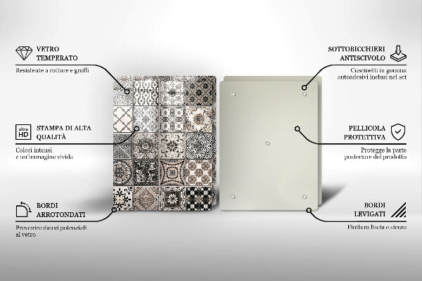 Skärbräda glas Dekorativa plattor
