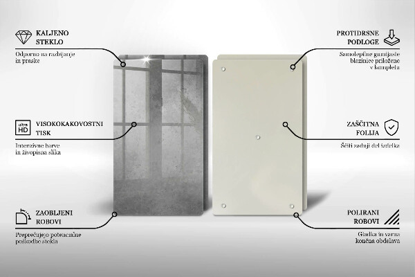 Skärbräda glas Bakgrund textur betong