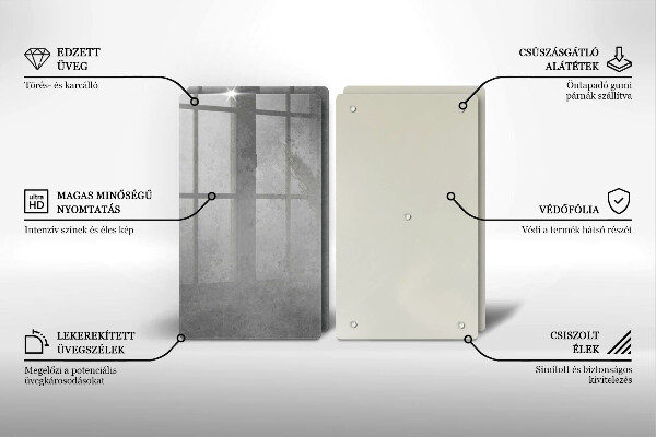Skärbräda glas Bakgrund textur betong