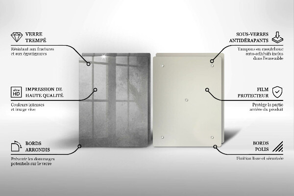 Skärbräda glas Bakgrund textur betong