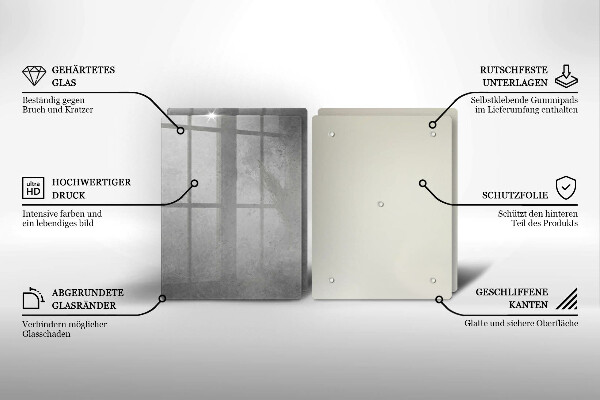 Skärbräda glas Bakgrund textur betong