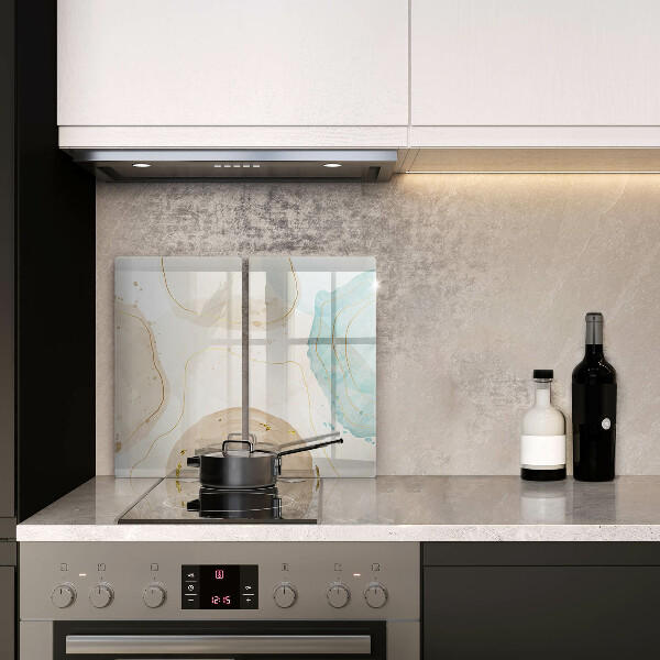 Skärbräda glas Ljusa boho-former