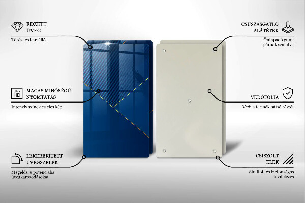 Skärbräda glas Modern bakgrund