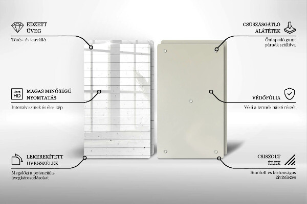 Skärbräda glas Moderna ljusskivor