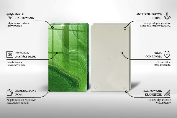 Skärbräda glas Abstrakt konsistens