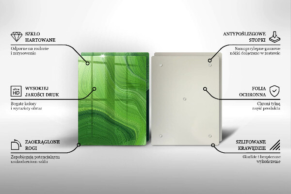 Skärbräda glas Abstrakt konsistens