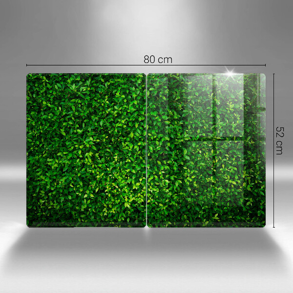 Skärbräda glas Plantera små blad