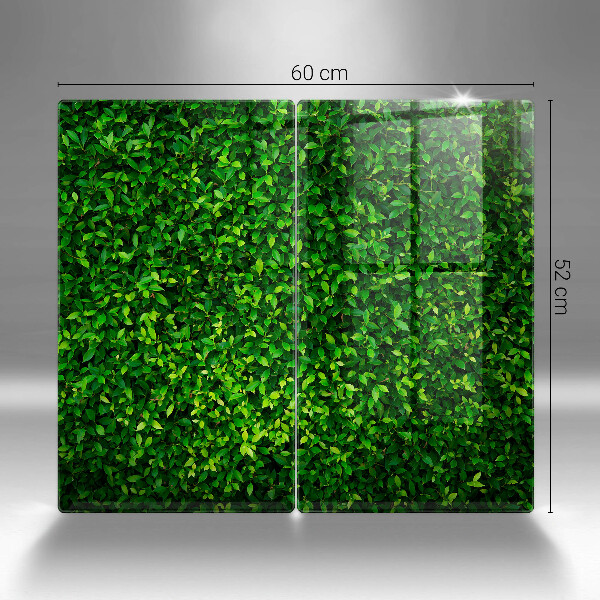 Skärbräda glas Plantera små blad