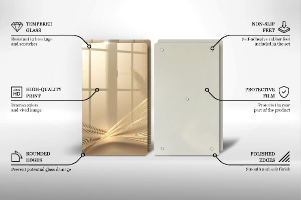 Skärbräda glas Modern abstraktion