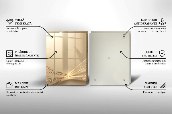 Skärbräda glas Modern abstraktion