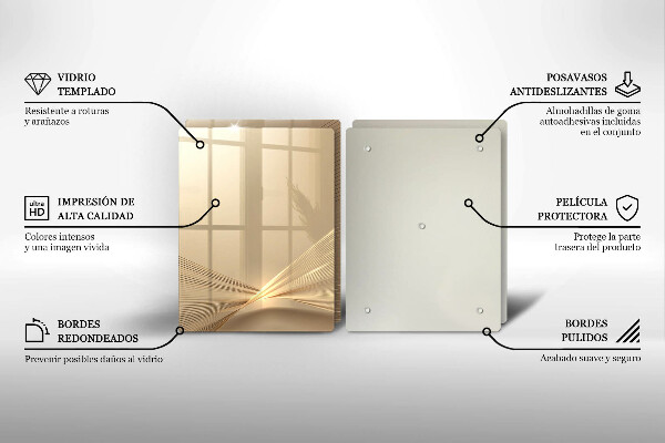 Skärbräda glas Modern abstraktion