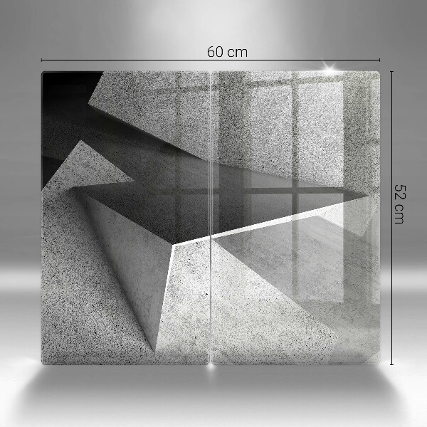 Skärbräda glas Konkret abstraktion