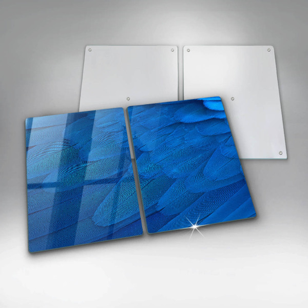 Skärbräda glas Fågelfjädrar