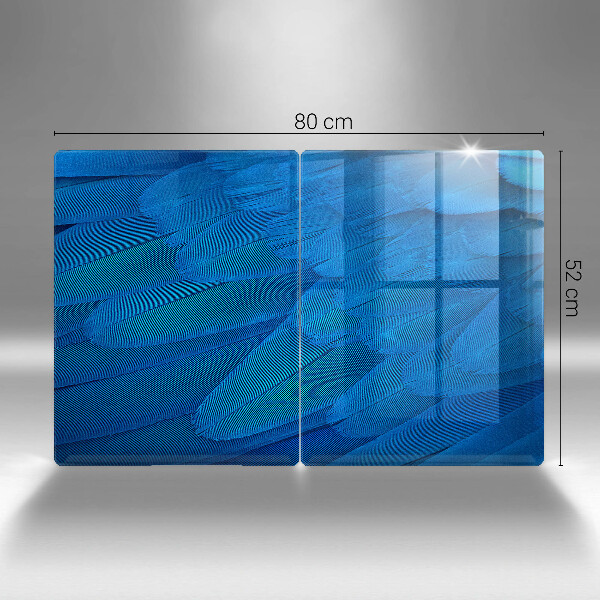 Skärbräda glas Fågelfjädrar