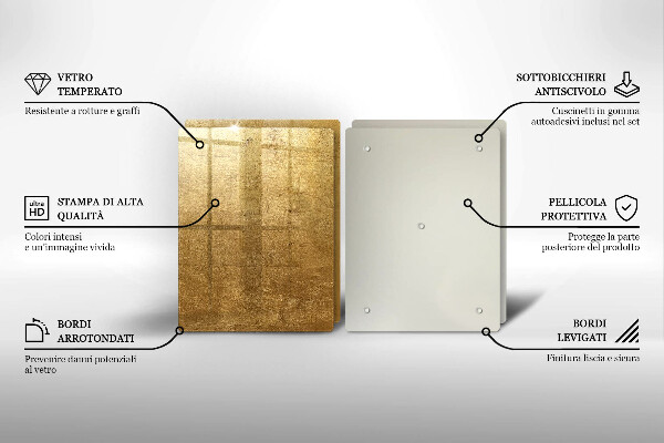 Skärbräda glas Guld textur bakgrund