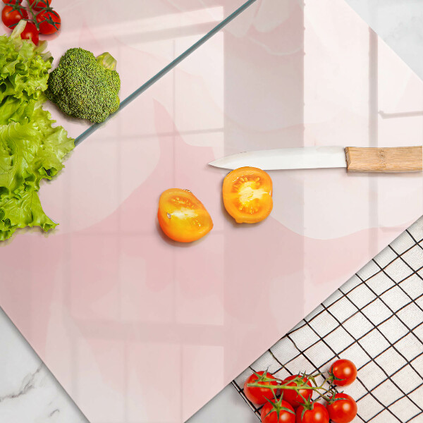 Skärbräda glas Pastellrosor bakgrund