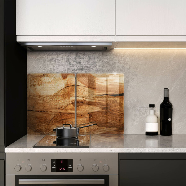 Skärbräda glas Träskiva textur