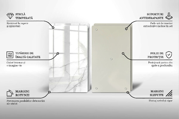 Skärbräda glas Bakgrund marmor sten