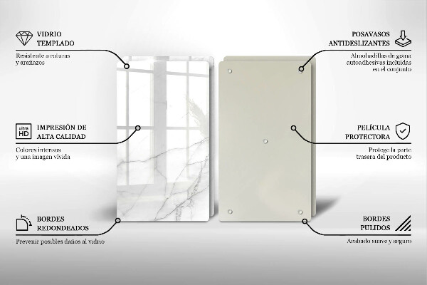 Skärbräda glas Bakgrund marmor sten