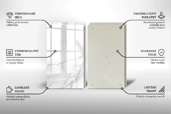 Skärbräda glas Bakgrund marmor sten
