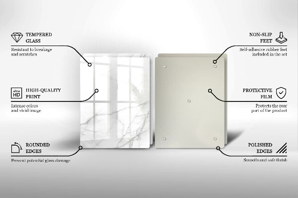 Skärbräda glas Bakgrund marmor sten