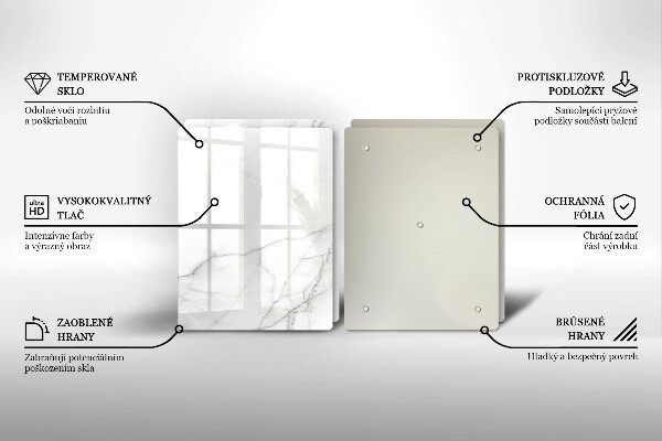 Skärbräda glas Bakgrund marmor sten