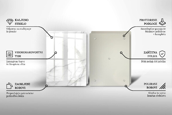 Skärbräda glas Bakgrund marmor sten