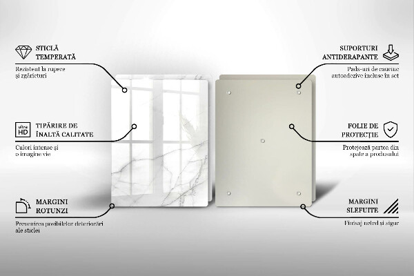Skärbräda glas Bakgrund marmor sten