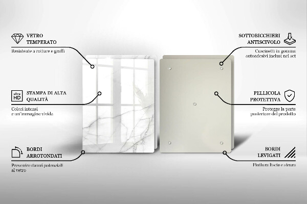 Skärbräda glas Bakgrund marmor sten