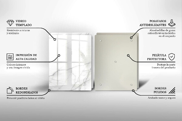 Skärbräda glas Bakgrund marmor sten