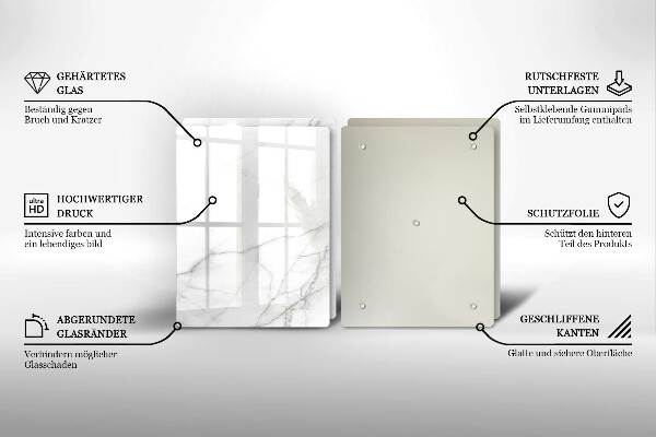 Skärbräda glas Bakgrund marmor sten